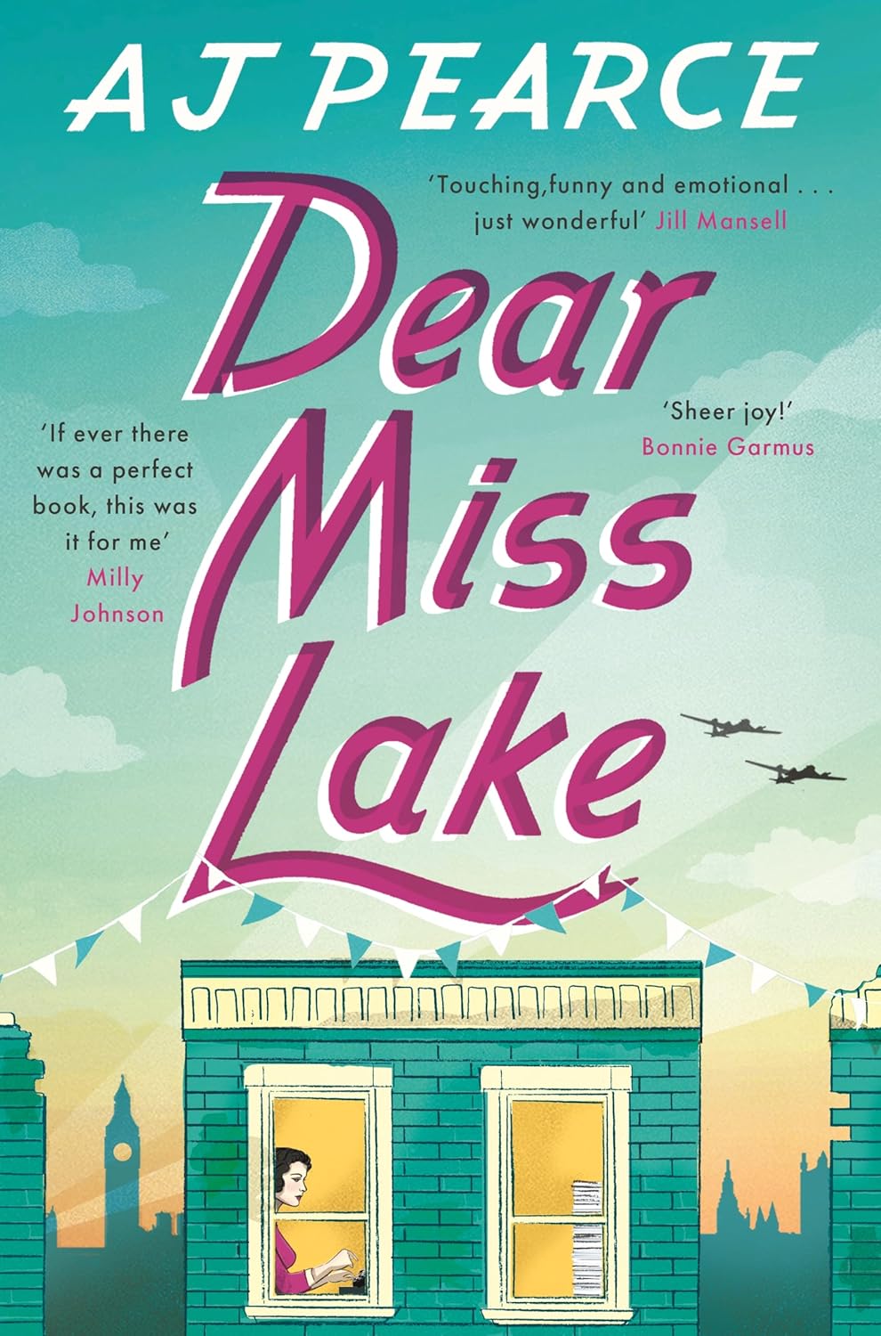 UK PB cover of Dear Miss Lake AJ Pearce