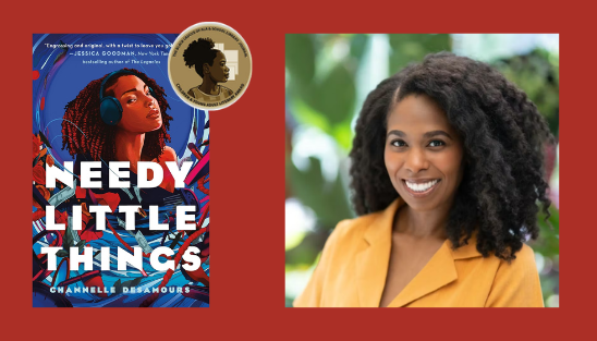 Channelle Desamours' Needy Little Things cover and author photo